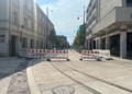 Remont Placu Wolności w Łodzi trwa. Wybrzuszona nawierzchnia ma zniknąć do 20 sierpnia [ZDJĘCIA]