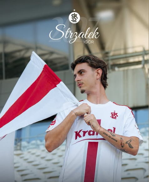 Igor Strzałek nowym piłkarzem ŁKS-u. Były zawodnik Legii podpisał kontrakt