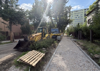 Remont ulicy Tkackiej w Łodzi. Mieszkańcy mają uwagi co do wykonywanych prac [ZDJĘCIA]