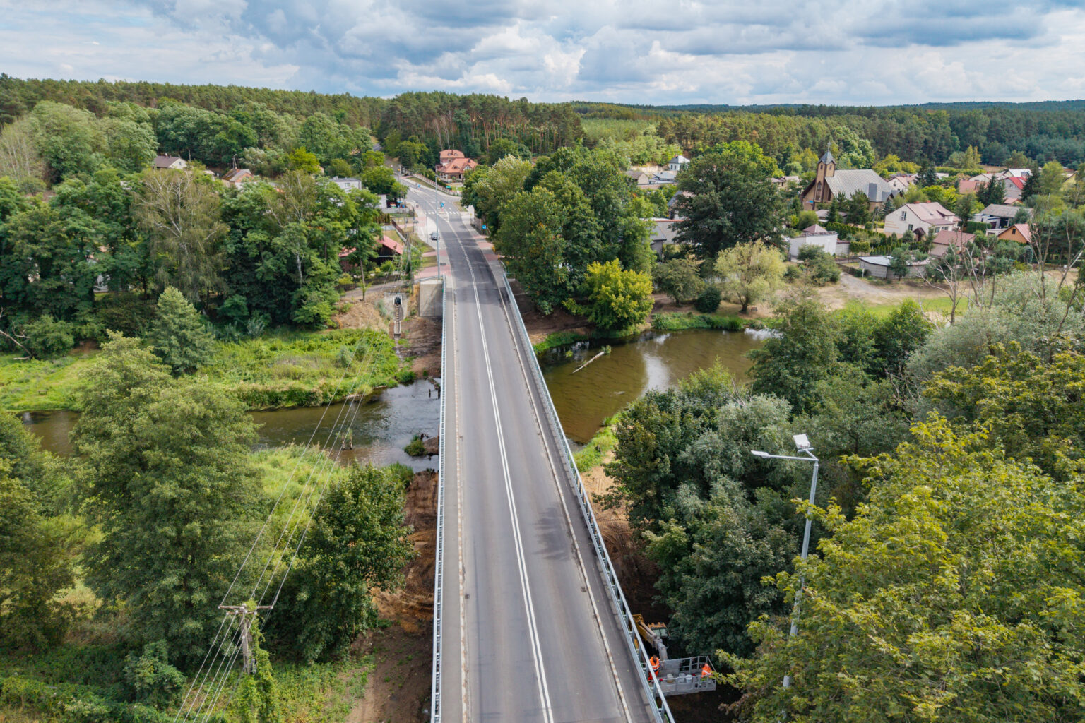 Wyremontowany most w Krzeczowie, mat. prasowe most krzeczow 8