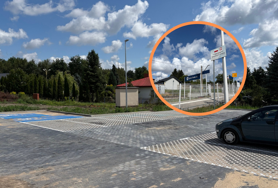 Kolejne miejsca parkingowe przy stacjach kolejowych w Łódzkiem
