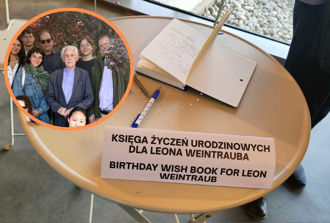 Spotkanie z Leonem Weintraubem z okazji 100. urodzin