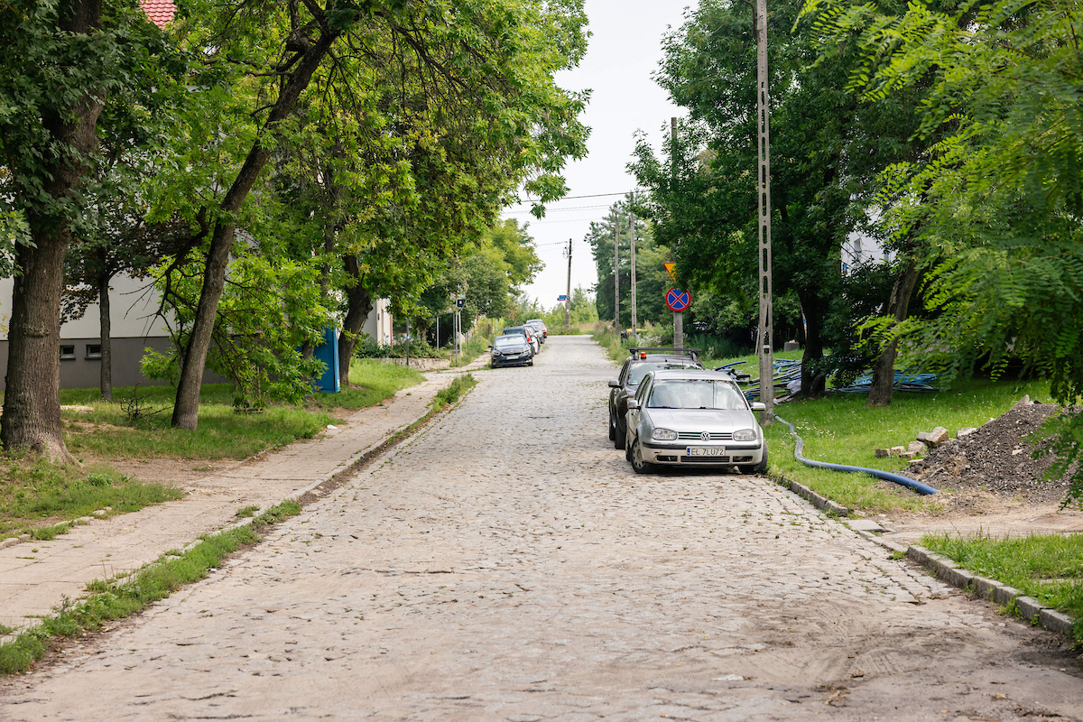10 sierpnia rozpocznie się remont odcinka ulic Skalna – Dębowskiego, mat. UMŁ ul. Skalna przed remontem 10
