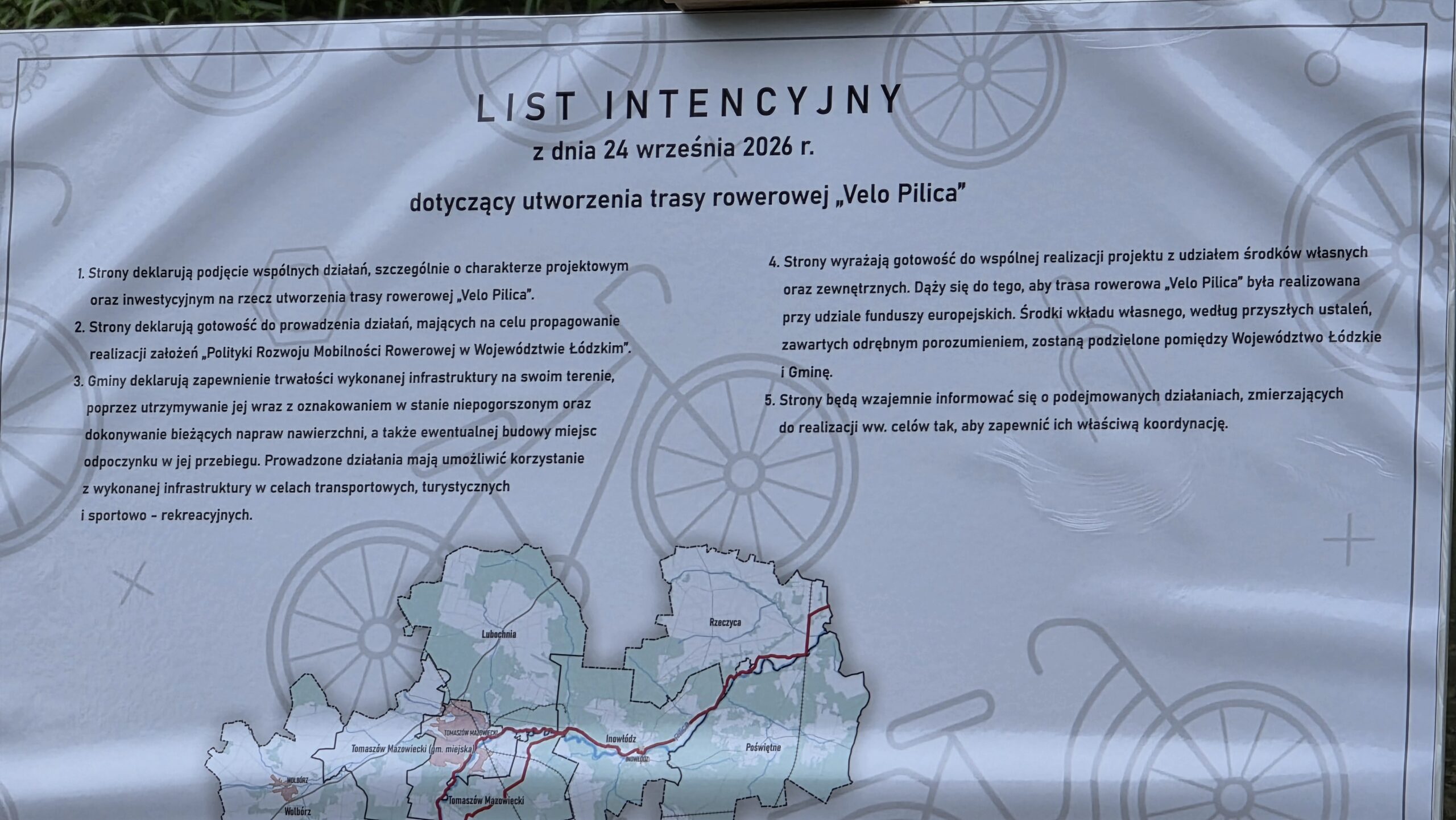 Velo Pilica. W Łódzkiem powstanie 170-kilometrowy szlak rowerowy