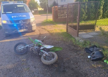 13-latek uciekał przed policją na mini crossie. Sprawą zajmie się sąd rodzinny