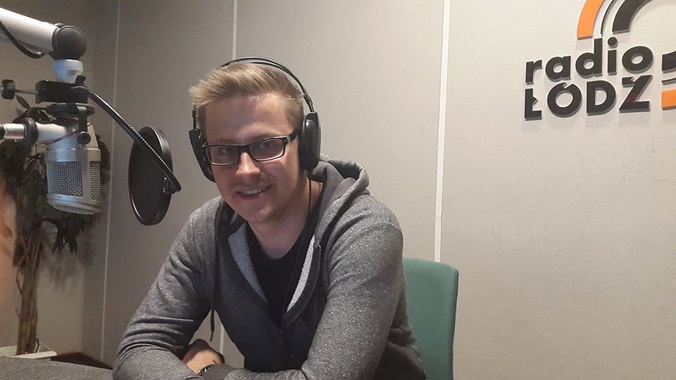 Paweł Kwiatkowski i jego pierwsza wizyta w Radiu Łódź