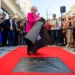 Ewa Braun w lodzkiej Alei Gwiazd fot Sebastian Szwajkowski 1