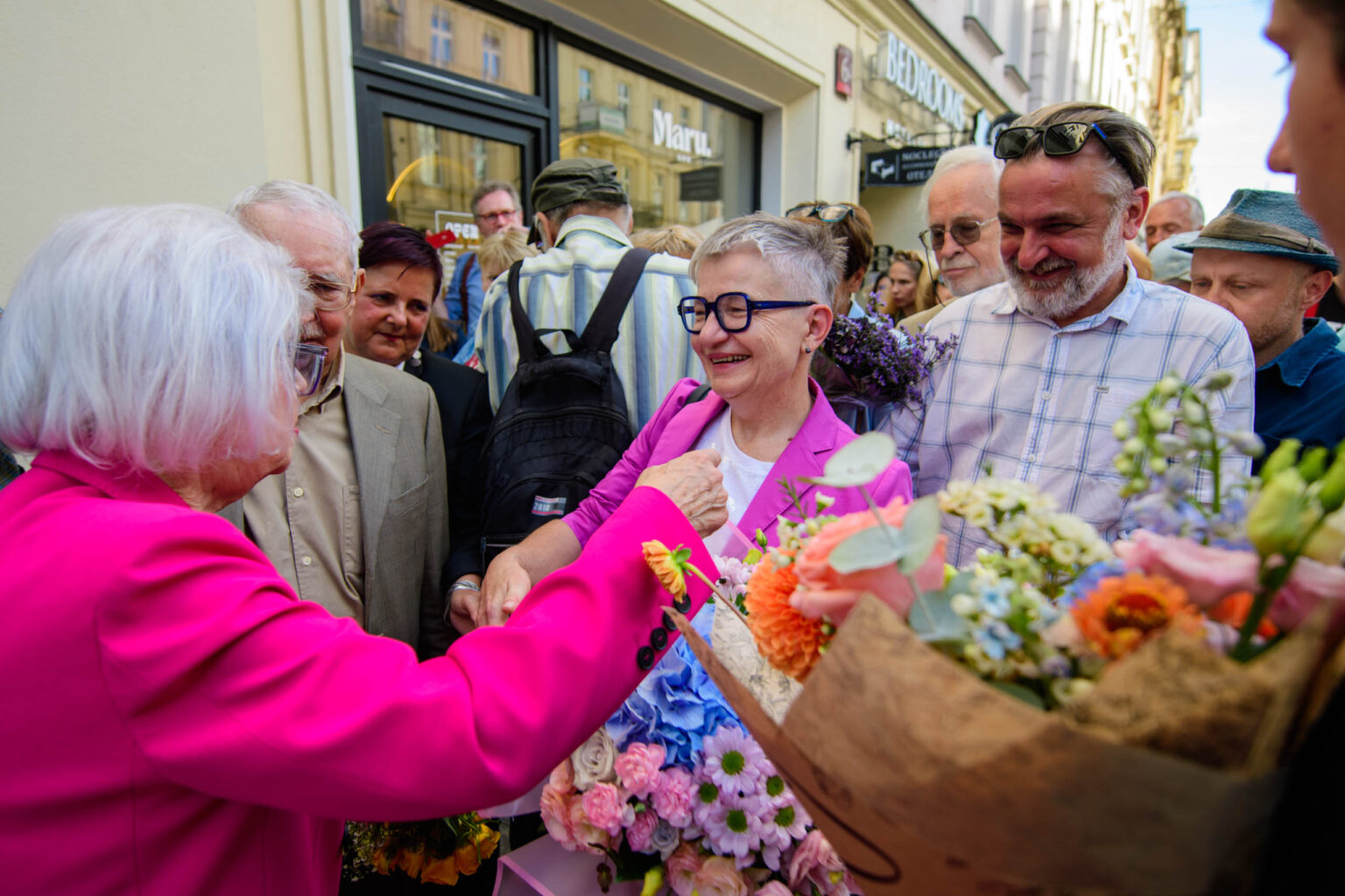 Ewa Braun w lodzkiej Alei Gwiazd fot Sebastian Szwajkowski 11