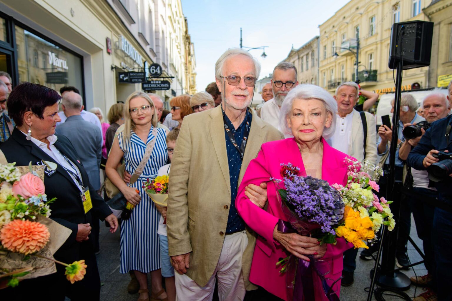 Ewa Braun w lodzkiej Alei Gwiazd fot Sebastian Szwajkowski 12