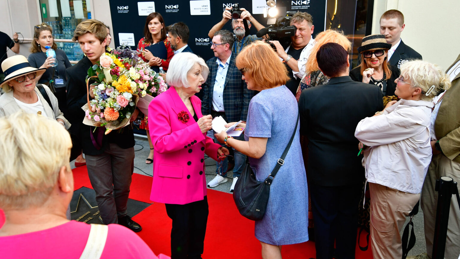 Ewa Braun w lodzkiej Alei Gwiazd fot Sebastian Szwajkowski 14