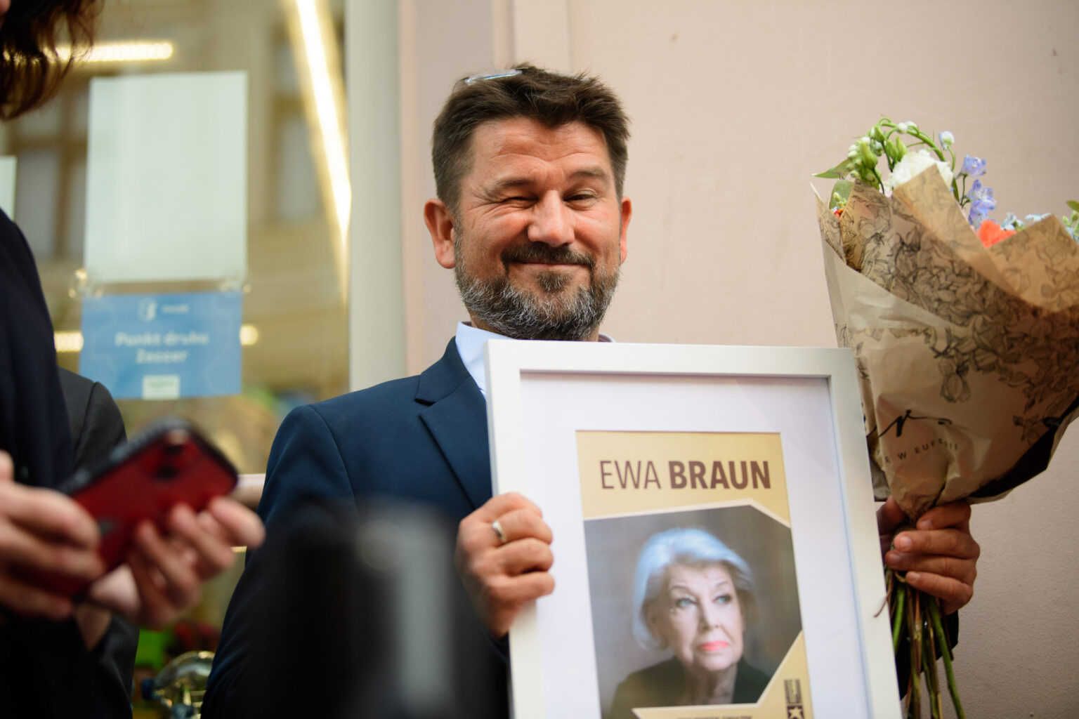 Ewa Braun w lodzkiej Alei Gwiazd fot Sebastian Szwajkowski 19
