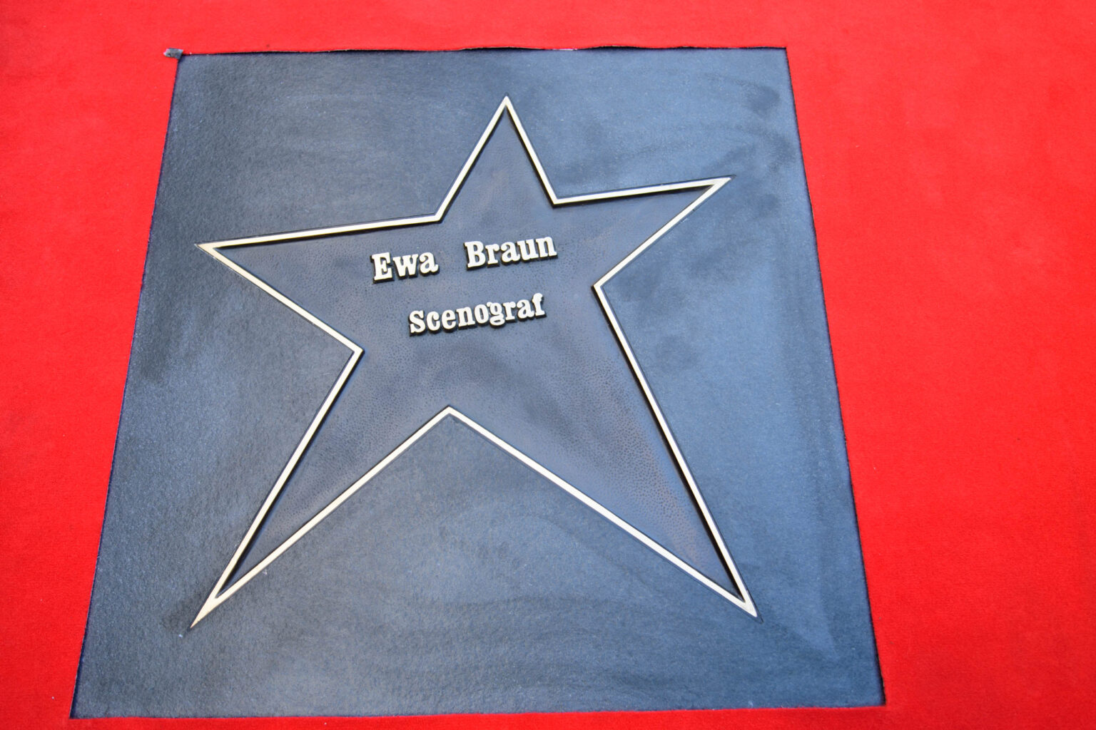 Ewa Braun w lodzkiej Alei Gwiazd fot Sebastian Szwajkowski 6