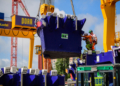 Gigantyczna tarcza TBM składana w Łodzi. Drążenie tunelu KDP ruszy na początku przyszłego roku [ZDJĘCIA]/fot. Sebastian Szwajkowski