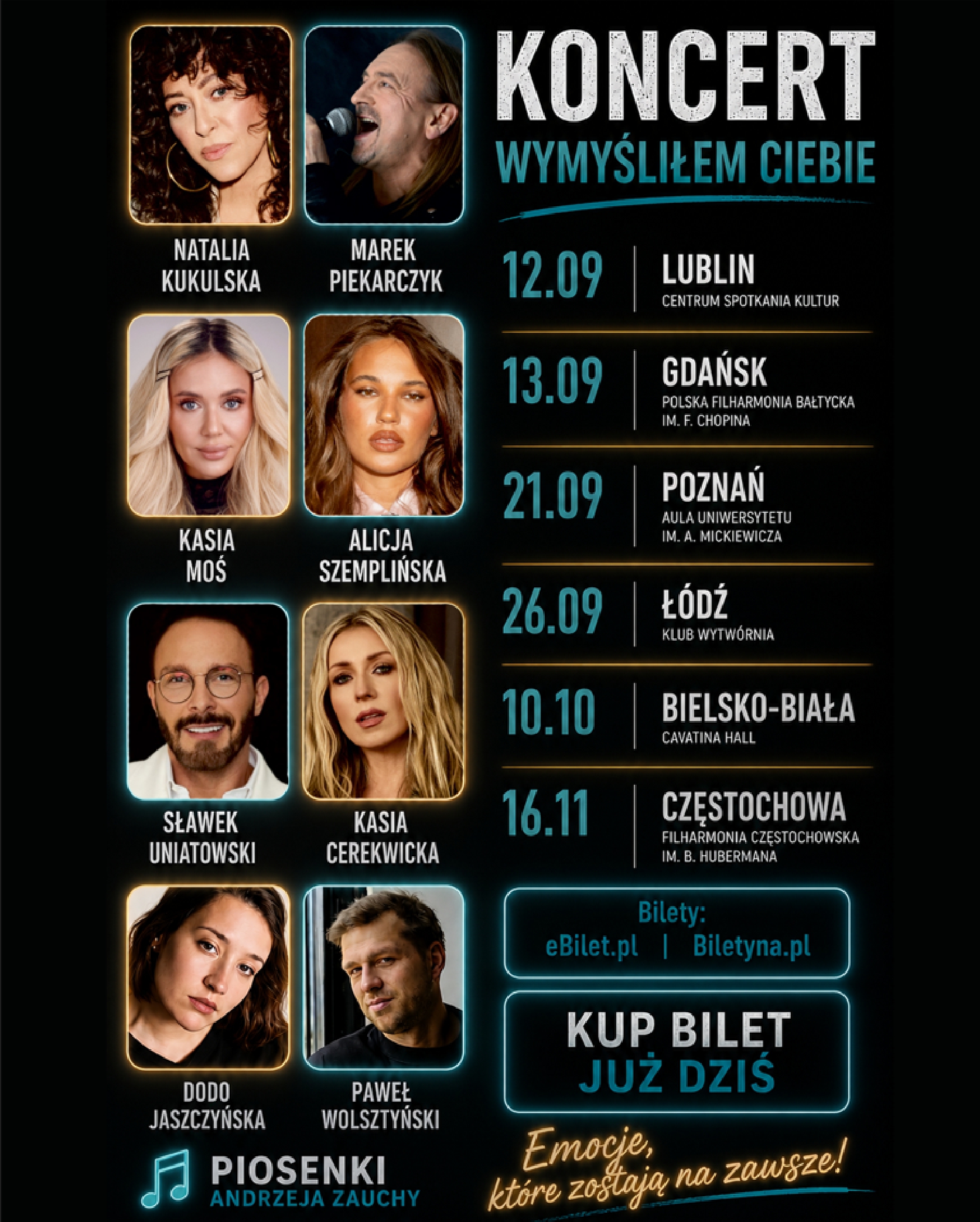 „Wymyśliłem Ciebie” – wielkie przeboje Andrzeja Zauchy w wykonaniu gwiazd polskiej sceny! 5 Koncert Zaucha