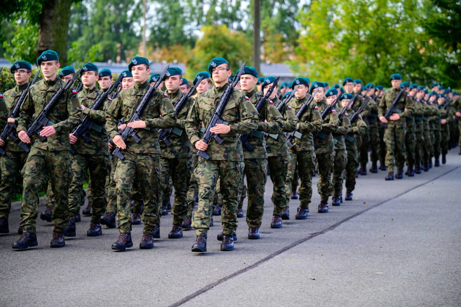 Pierwsza przysiega reaktywowanej WAM fot Sebastian Szwajkowski 11