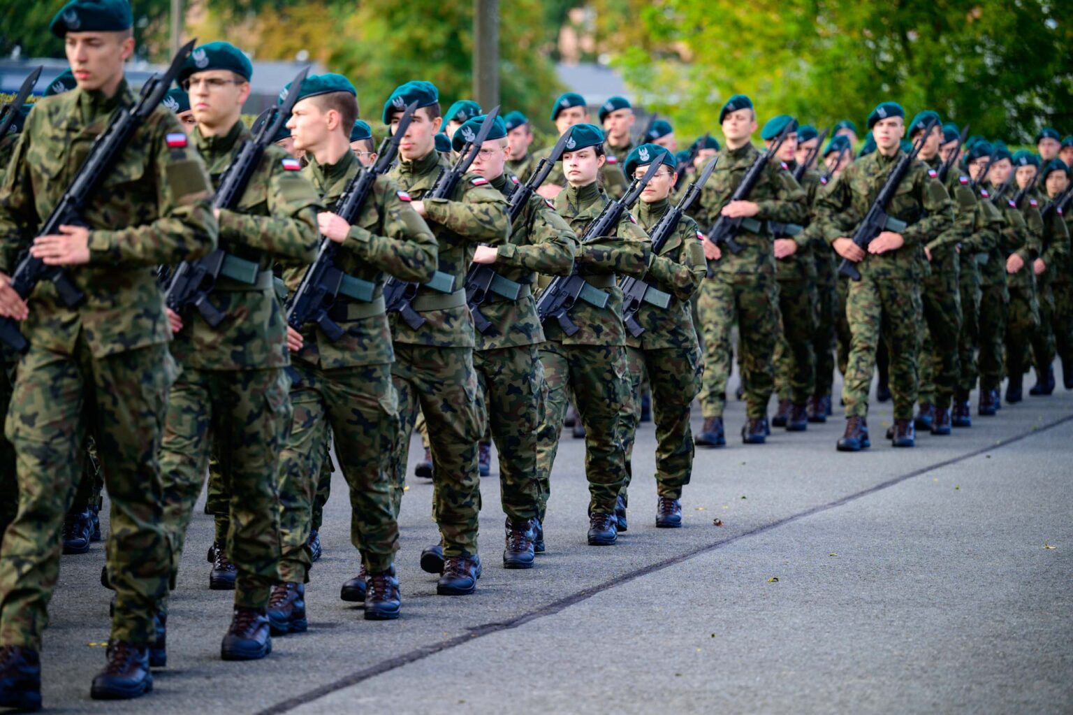 Pierwsza przysiega reaktywowanej WAM fot Sebastian Szwajkowski 12