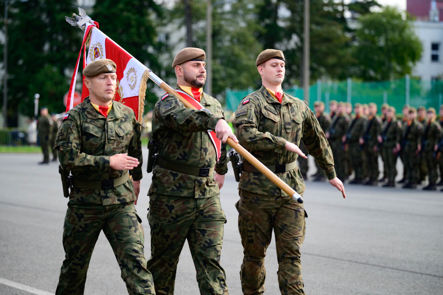 Pierwsza przysiega reaktywowanej WAM fot Sebastian Szwajkowski 21