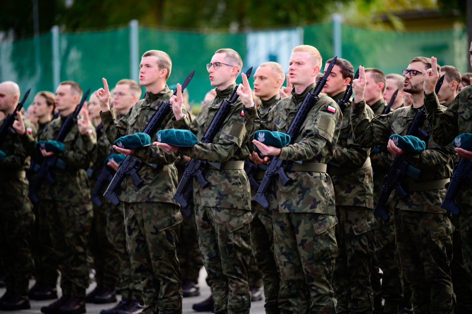 Pierwsza przysiega reaktywowanej WAM fot Sebastian Szwajkowski 24