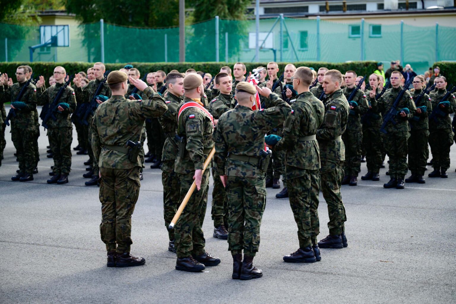 Pierwsza przysiega reaktywowanej WAM fot Sebastian Szwajkowski 26