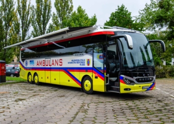 Łódź: szpital zamknięty w... autobusie. Pierwszy taki w Polsce