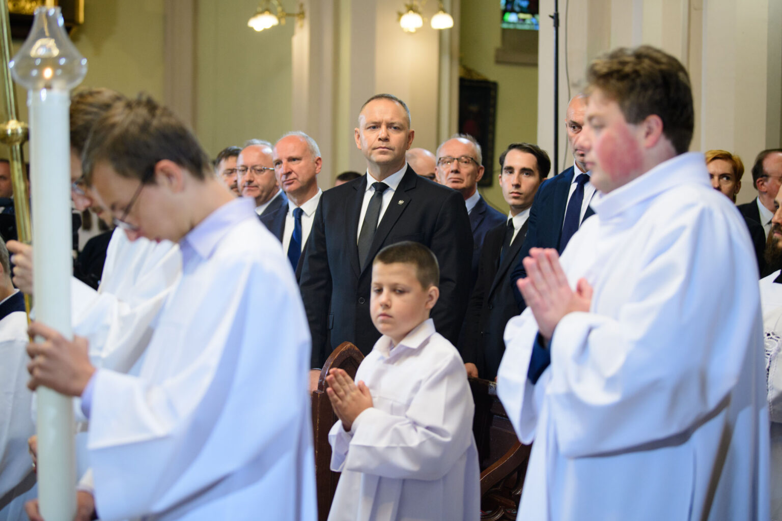Pogrzeb ofiar obozu przy Przemyslowej z Prezydentem Karolem Nawrockim fot Sebastian Szwajkowski 18