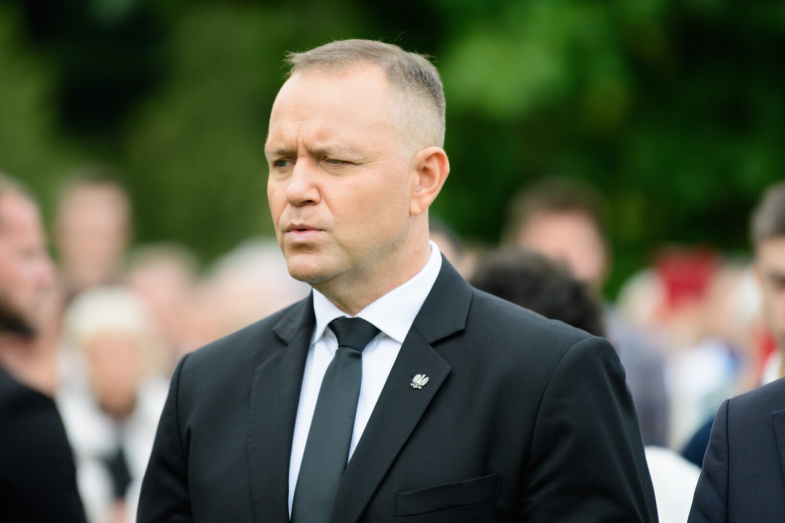 Pogrzeb ofiar obozu przy Przemyslowej z Prezydentem Karolem Nawrockim fot Sebastian Szwajkowski 30