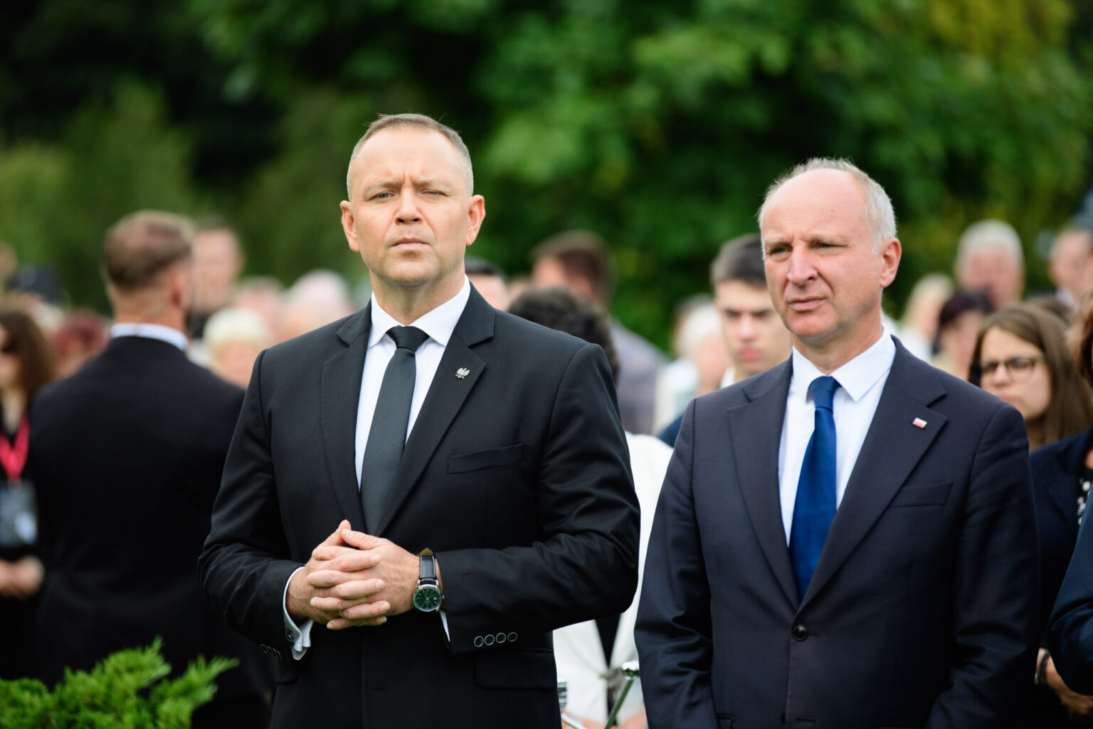 Pogrzeb ofiar obozu przy Przemyslowej z Prezydentem Karolem Nawrockim fot Sebastian Szwajkowski 39