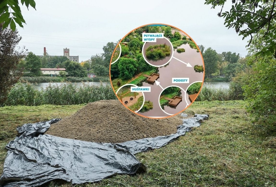 Zielona plaża powstaje na Widzewie