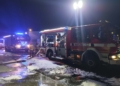 Nocny pożar hali w Wieluniu. W akcji 16 zastępów straży pożarnej [ZDJĘCIA]