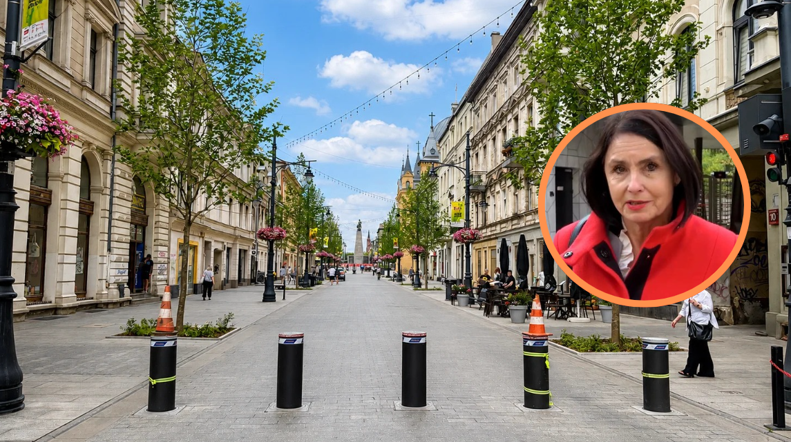 Słupki na Piotrkowskiej w pełni uruchomione. Agnieszka Wojciechowska van Heukelom: „Skandal”