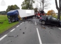 Śmiertelny wypadek na DW703 pod Łęczycą. Zginęła jedna osoba