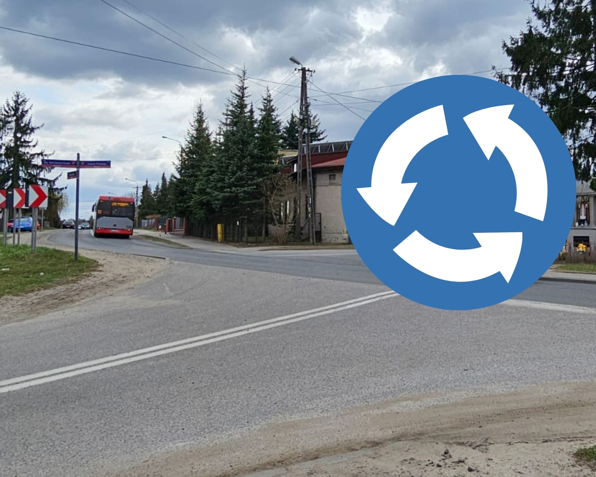 Nowe rondo w Koluszkach. Ma usprawnić ruch w mieście