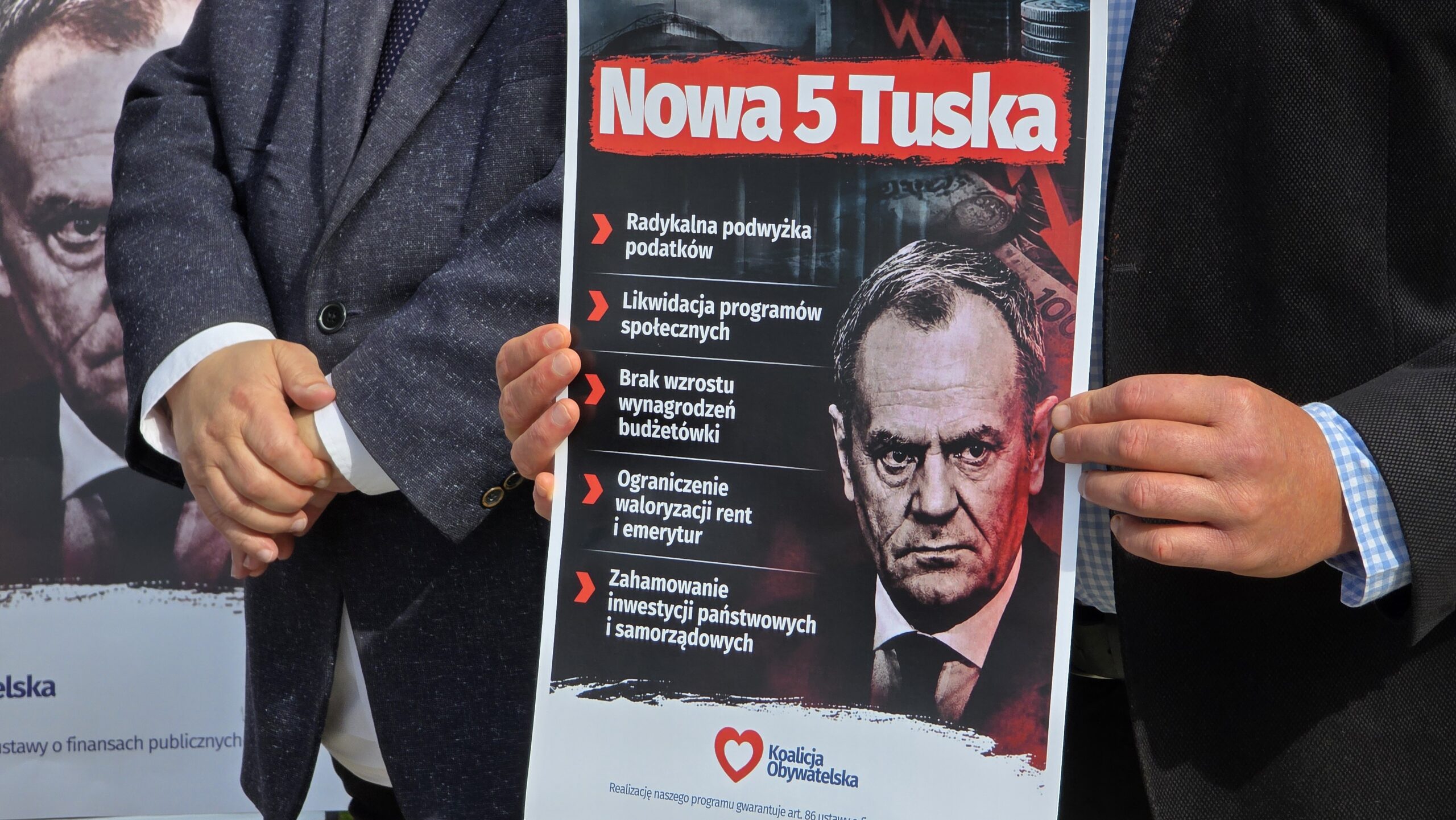 Politycy PiS o „Nowej Piątce Tuska”, fot. P. Kwiatkowski