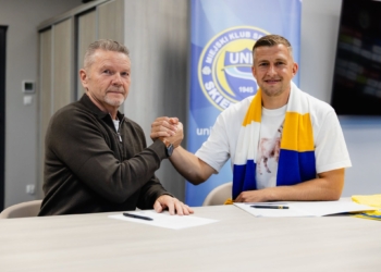 Łukasz Wolsztyński nowym zawodnikiem Unii Skierniewice. Ma 121 meczów w Ekstraklasie/fot. Unia Skierniewice (FB)