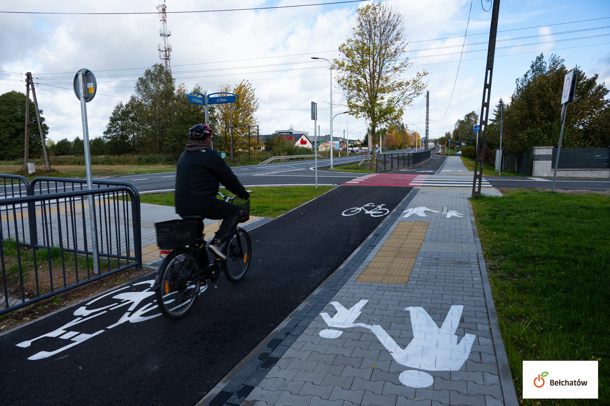 Nowa droga rowerowa i chodnik w Bełchatowie. Inwestycja za blisko 5 mln zł zakończona