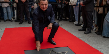 Robert Więckiewicz odsłonił swoją gwiazdę na Piotrkowskiej