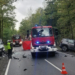 Śmiertelny wypadek na DK48 pod Spałą. Zginął kierowca SUV-a