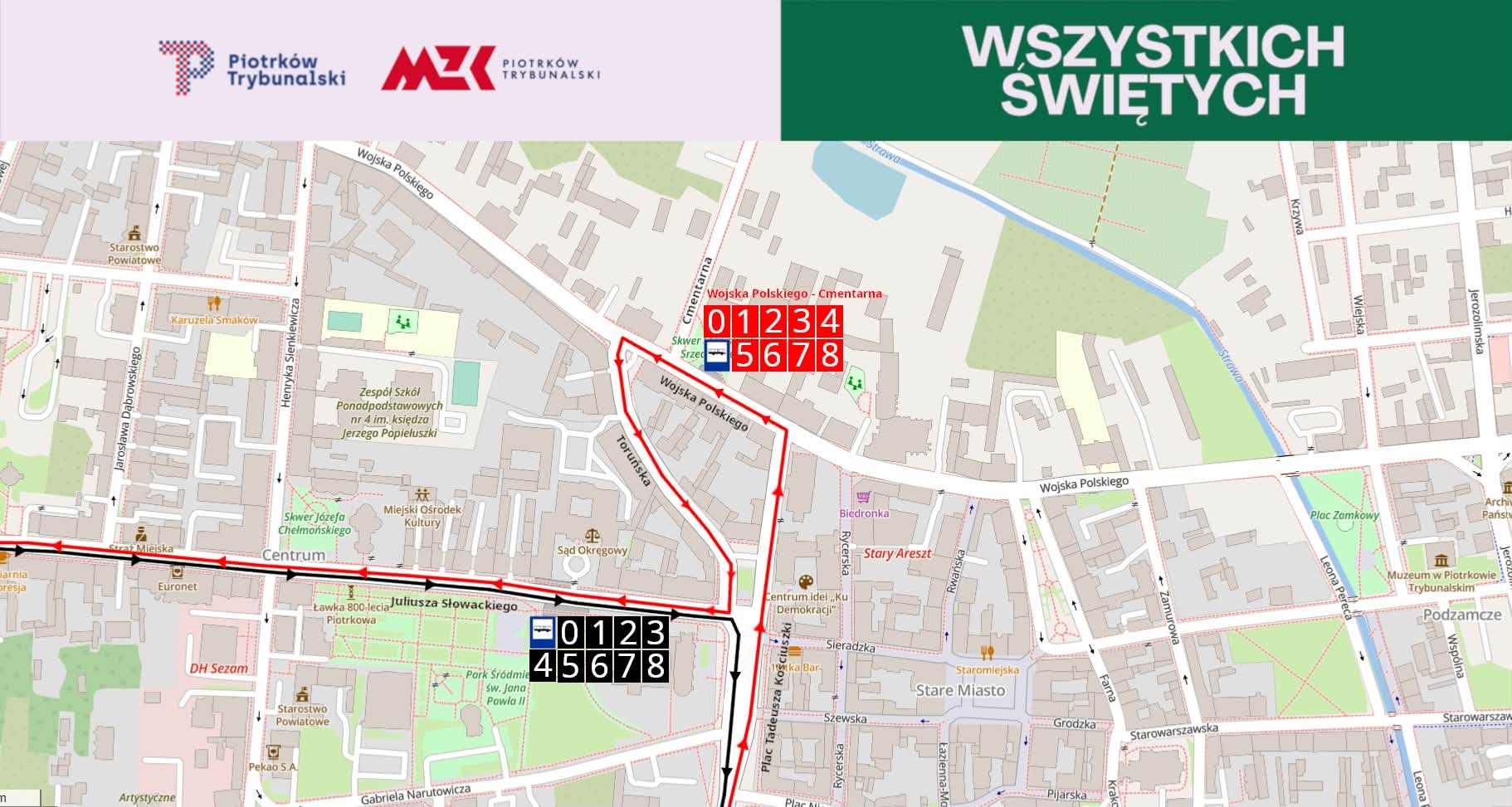 Darmowe autobusy MZK na Wszystkich Świętych w Piotrkowie Trybunalskim. Będą też zmiany tras 2 Darmowe autobusy MZK na Wszystkich Świętych w Piotrkowie Trybunalskim. Będą też zmiany tras