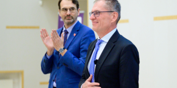 Andrzej Poczobut w Łodzi, fot. S. Szwajkowski