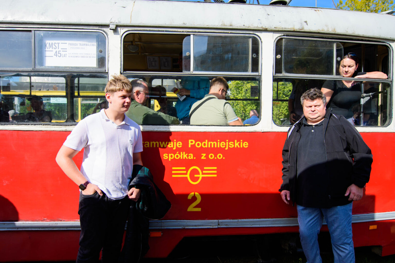 Parada tramwajow na 45 lat KMST fot Sebastian Szwajkowski 1