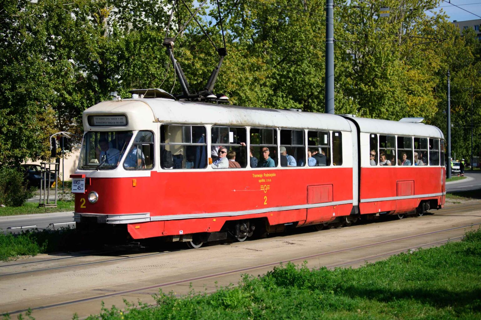 Parada tramwajów na 45 lat KMST fot Sebastian Szwajkowski_10 Parada tramwajow na 45 lat KMST fot Sebastian Szwajkowski 10