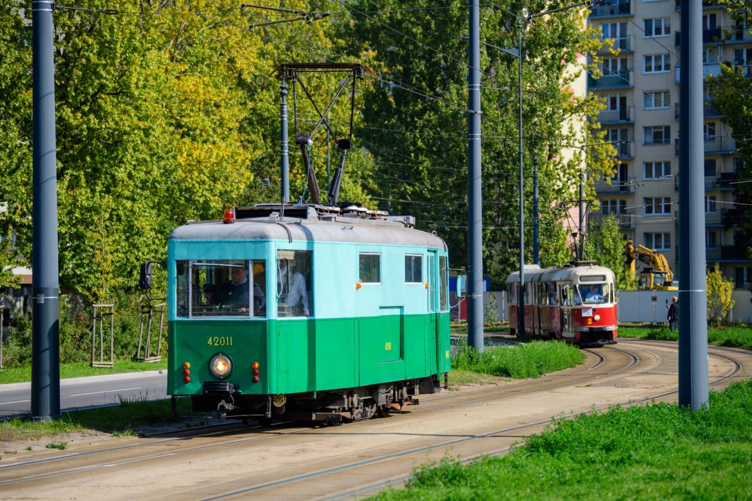 Parada tramwajów na 45 lat KMST fot Sebastian Szwajkowski_7 Parada tramwajow na 45 lat KMST fot Sebastian Szwajkowski 7