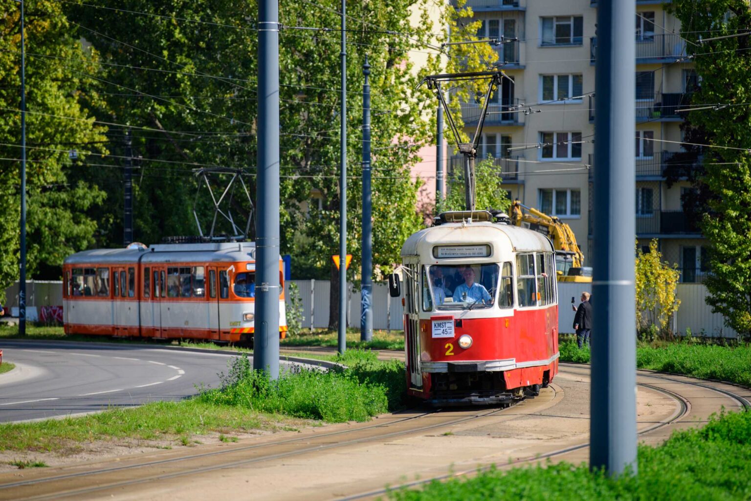 Parada tramwajów na 45 lat KMST fot Sebastian Szwajkowski_8 Parada tramwajow na 45 lat KMST fot Sebastian Szwajkowski 8