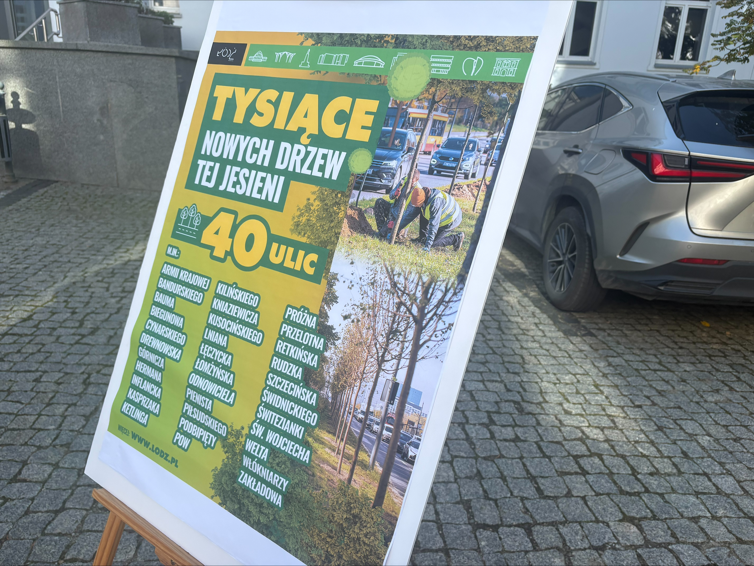 Jesienne nasadzenia trwają. Aż 40 łódzkich ulic rozkwitnie na wiosnę