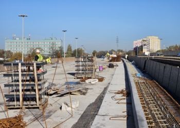 Remont estakady przy Włókniarzy w Łodzi. Prace wyprzedzają harmonogram