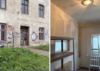Tragiczne warunki w Domu Dziecka nr 10 w Łodzi. Pleśń, wilgoć, zacieki na suficie i pęknięcia na ścianach