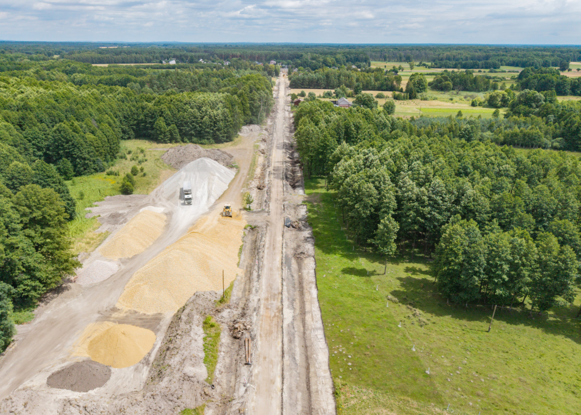 Przebudowa DW 785. Drogowcy wykonali już 40% prac 1 Przebudowa DW 785. Drogowcy wykonali już 40% prac
