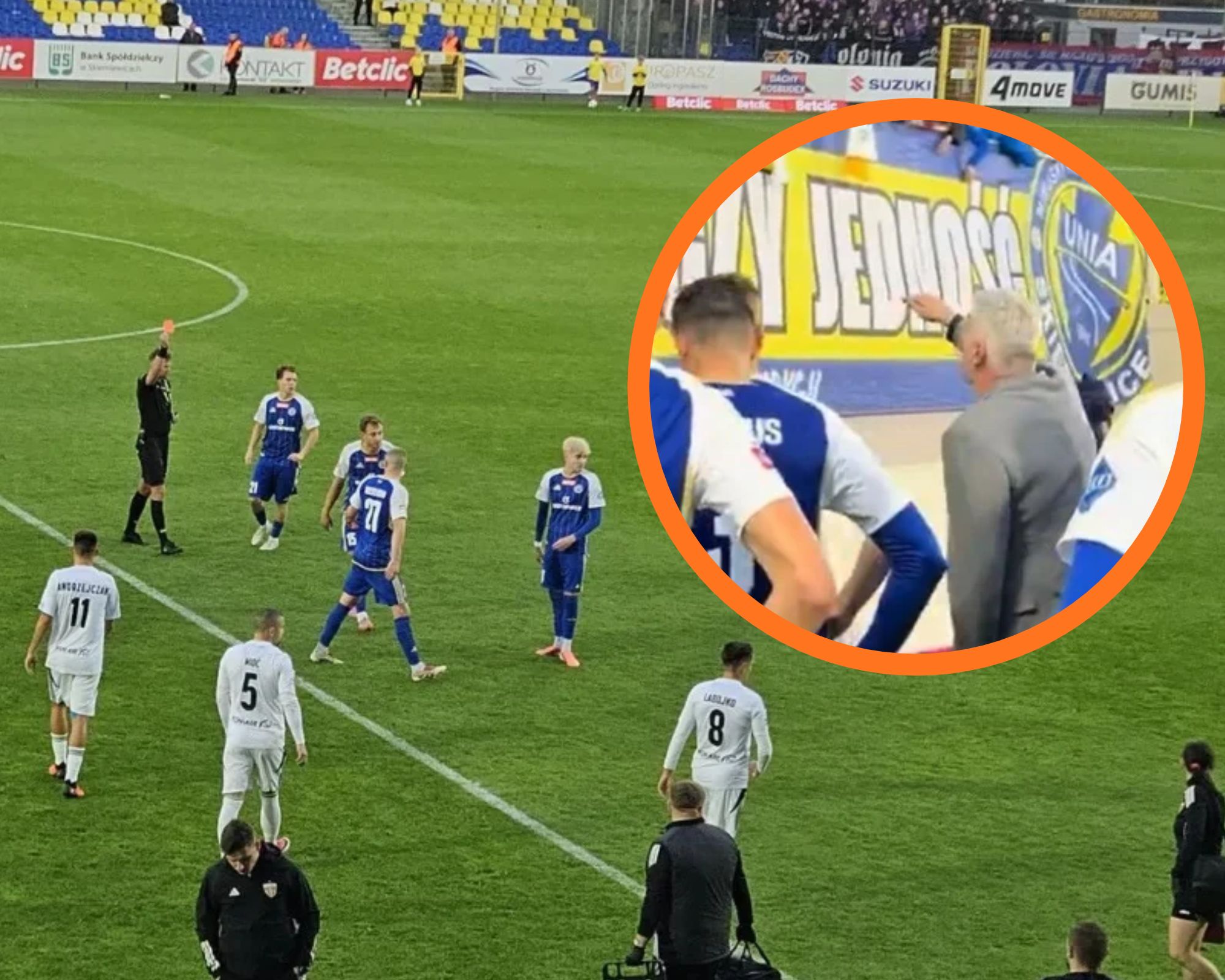 Trener Unii Skierniewice stanął w obronie piłkarzy. Mocne słowa do kibiców